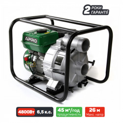 Мотопомпа бензинова APRO WPD-45