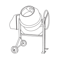 Бетономішалка Кентавр БМ-125-3НН