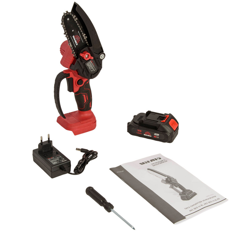 Пила ланцюгова акумуляторна Vitals AKZ 1810-1n Kit