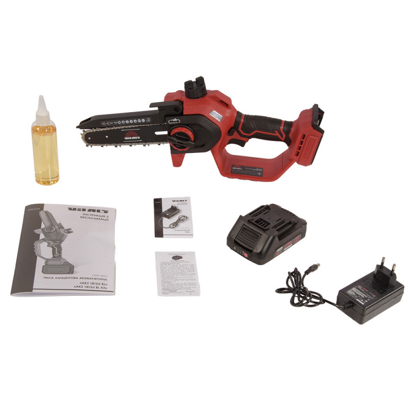 Пила ланцюгова акумуляторна Vitals AKZ 1815d BL Kit